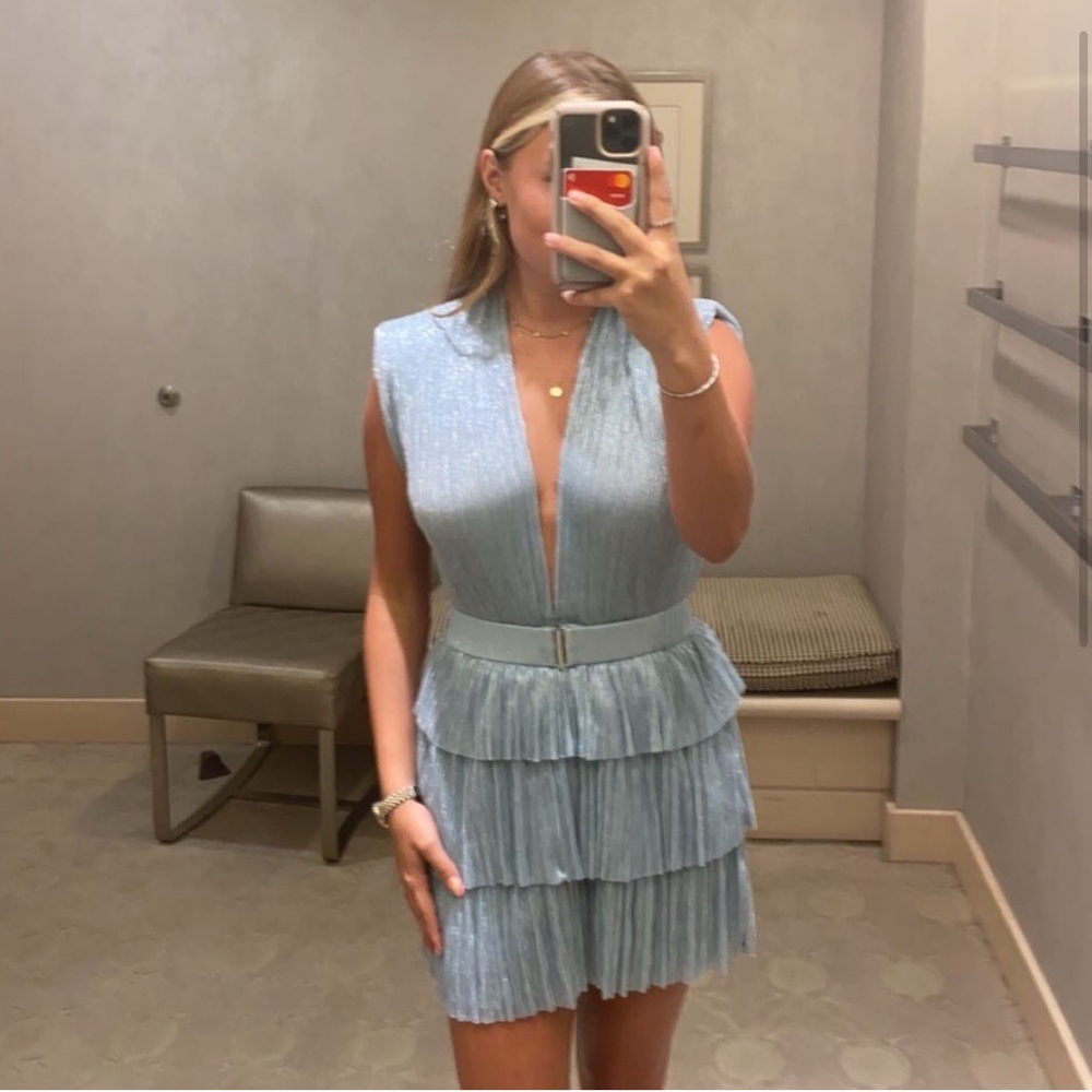 Sabina Musayev Blue mini dress size xs